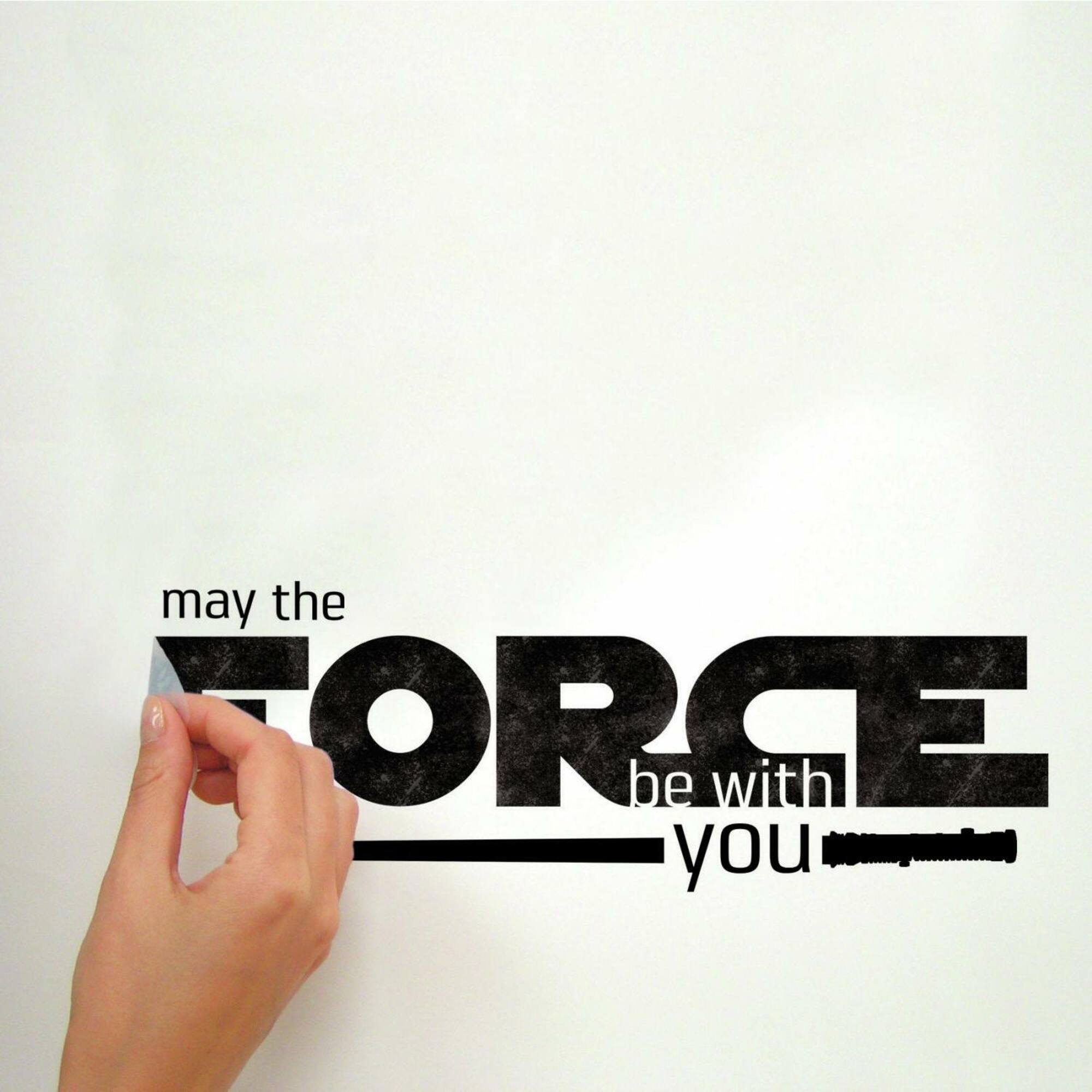RoomMates Star Wars Classic May The Force Peel & Stick Decals